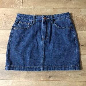 Denim Mini Skirt